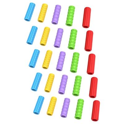 Ergonomische Stiftegriffe Zufällige Stile Weiches Silikon Entlastung von Handermüdung Rutschfeste Oberflächen Strukturierte Griffe Wichtig für das Lernen von Kindern Sicheres Design