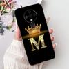 6.8" For Tecno Spark 6 Case KE7 Fashion Luxury A-Z Letters Silicone Shockproof Phone Case For Techno Spark6 Back Cover Funda