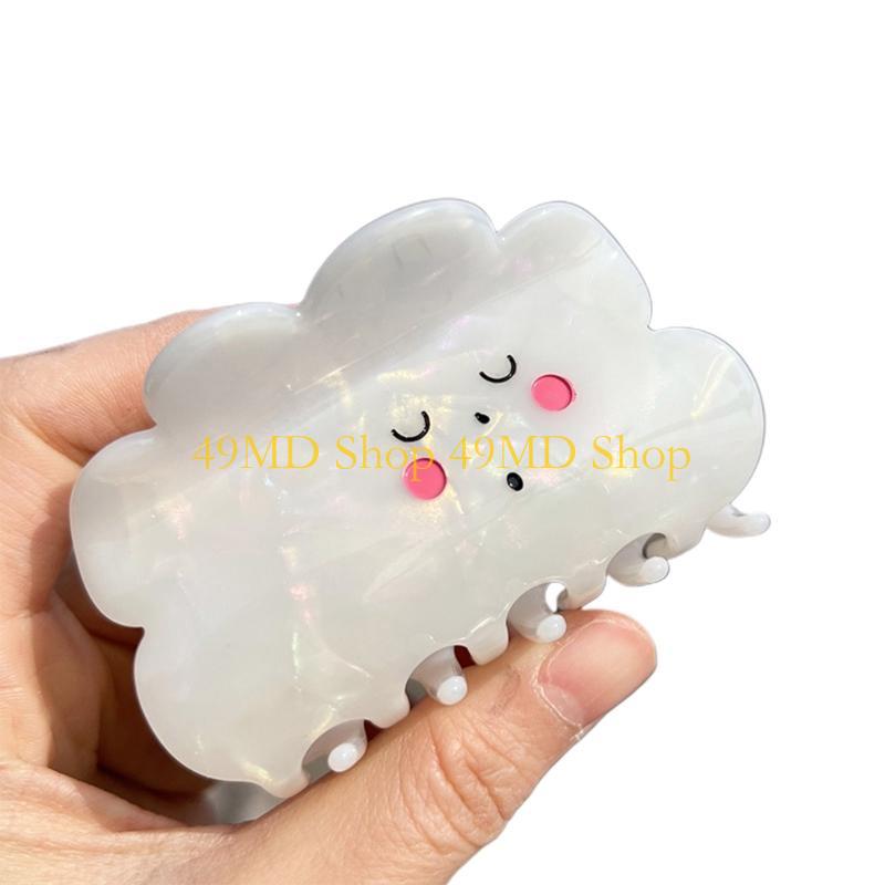 49MD Lovely Hair Claw and Hair Comb Lightweight Small Mirror for Children Hair Decors