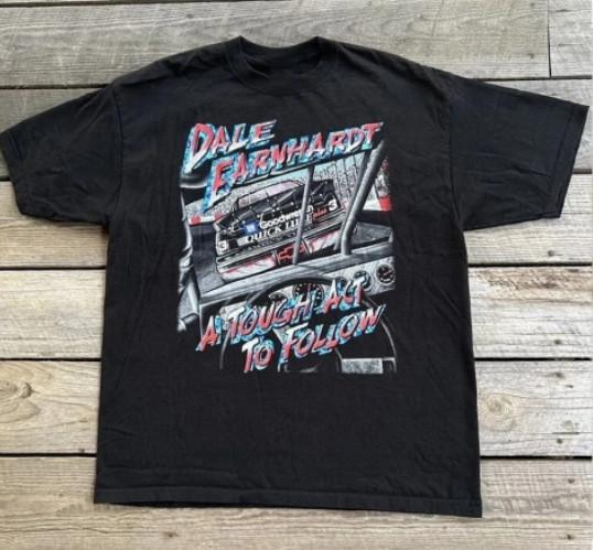 Vintage 90s NASCAR Dale Earnhardt Sr Double Sided T Shirt XXXL