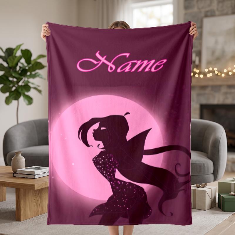 Winx Club Custom Flannel Blankets Soft Warm Cozy Throws for Home Decor Holiday Gifts