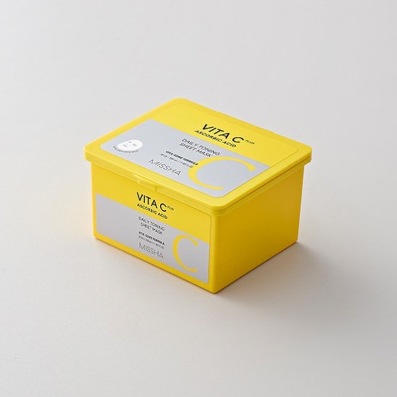 [MISHA] Vita C Plus Daily Toning Sheet Mask 30 sheets