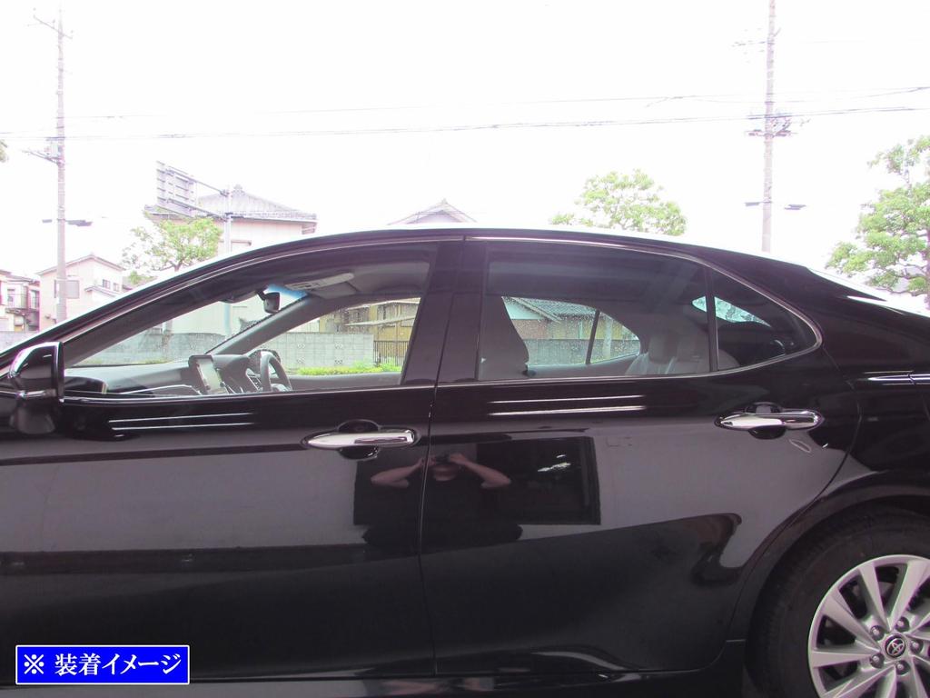 BRIGHTZ Camry Finish Stainless Steel Window Moulds AXVH70/AXVH75 Ultra-Mirror (10-Piece Set) [WIN-SET-052] (AXVH H70/H75 70/75)