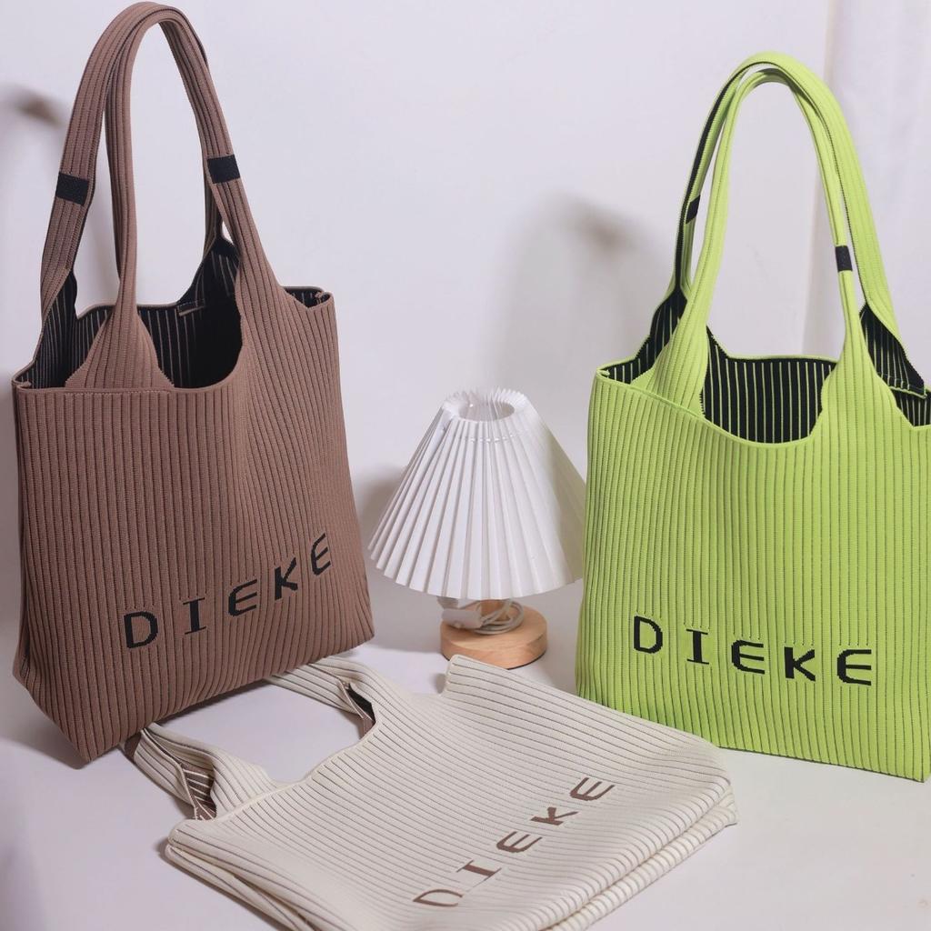 Striped Bag, Tote Bag, Large Capacity Bag, Casual Bag, Handbag, Shoulder Bag, Ladies' Bag