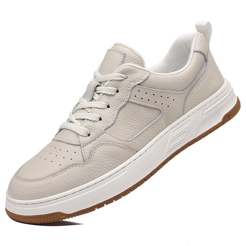 Fashion Luxury Brand Men's Real Leather Sneakers New Trend Comfy Walking Shoes Non-Slip Business Footwear Classic Casual Man Oxford Shoe