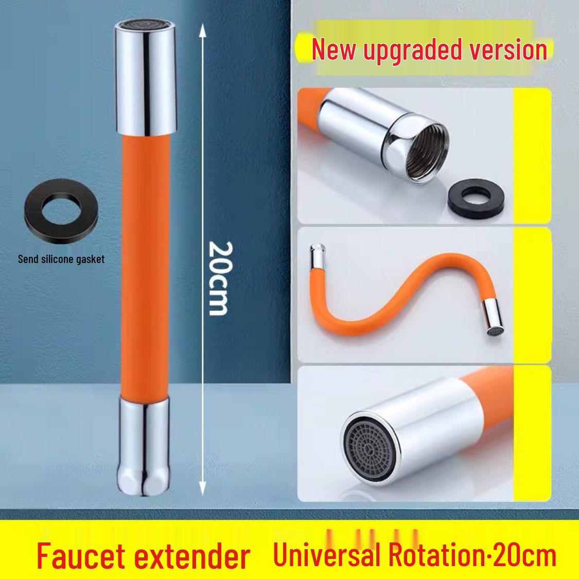 

Універсальний подовжувач шланга для змішувача із захистом від бризок