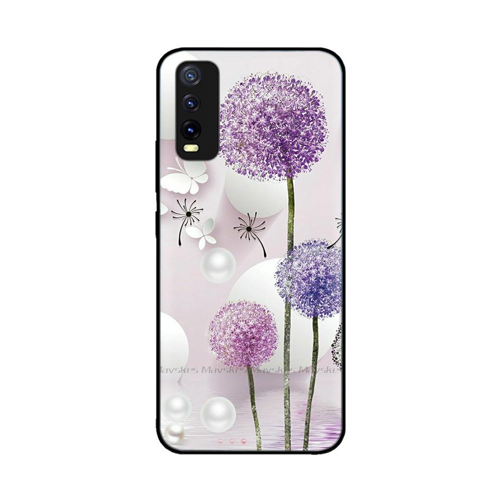 Pro Vivo Y20 Y20i Y20a Y20s Vivo Y11s Y12s Pouzdro na telefon Roztomilý Chránič fotoaparátu Zadní kryt Pro Vivo Y20 2021 V2027 Silikonové Fundas
