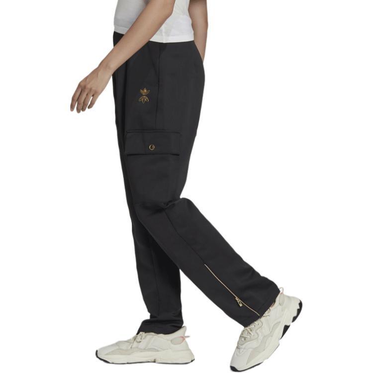 (WMNS) adidas Womens Modular Cargo Pants Asia Sizing 'Black' Women's HG6674