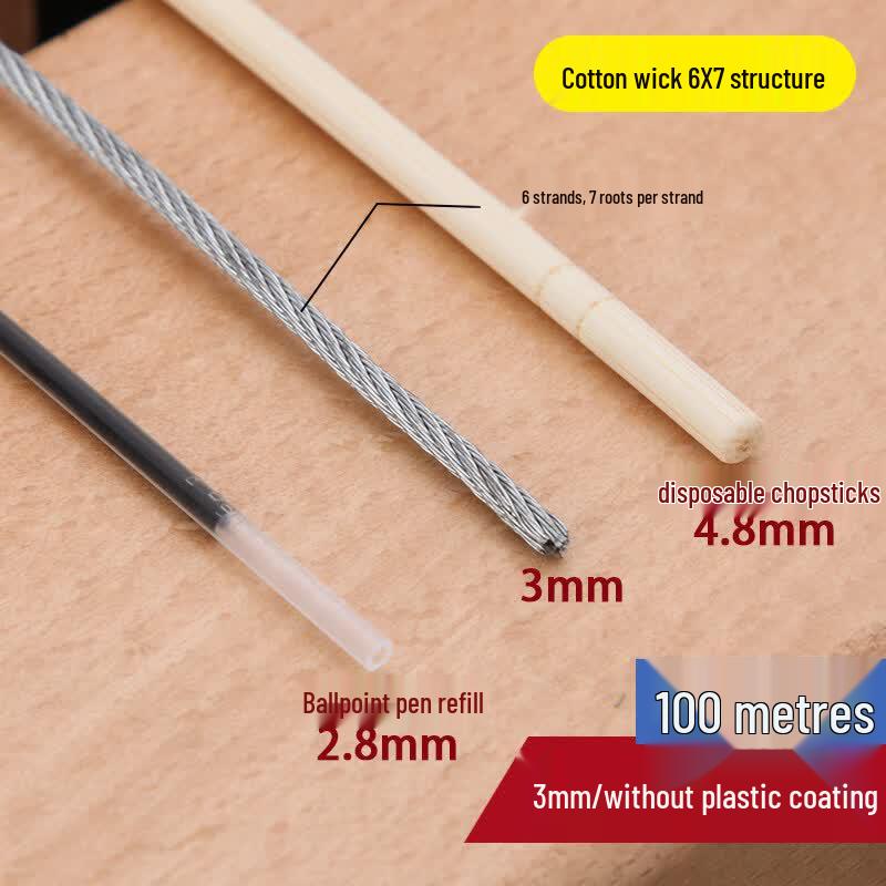 

3mm Galvanized Steel Wire Rope Kit