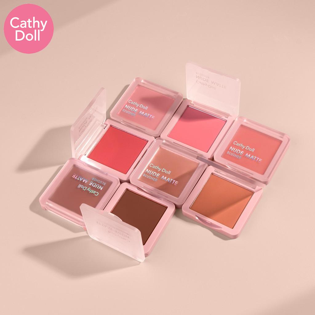 Karmart CATHY DOLL NUDE MATTE BLUSHER 6 G - Thai Cosmetic Make Up