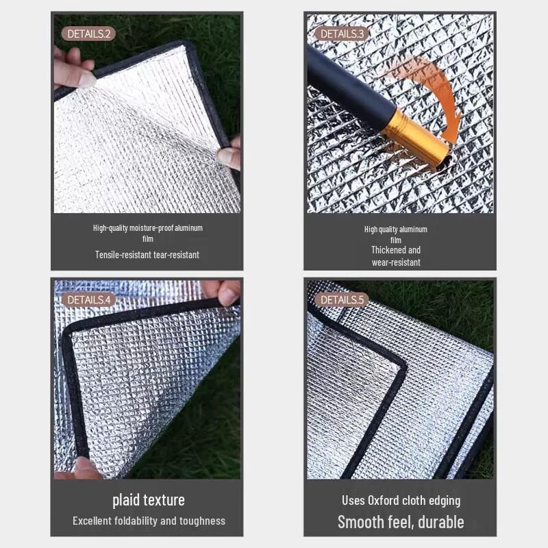 OEING Outdoor Double-Layer Aluminum Film Picnic Mat