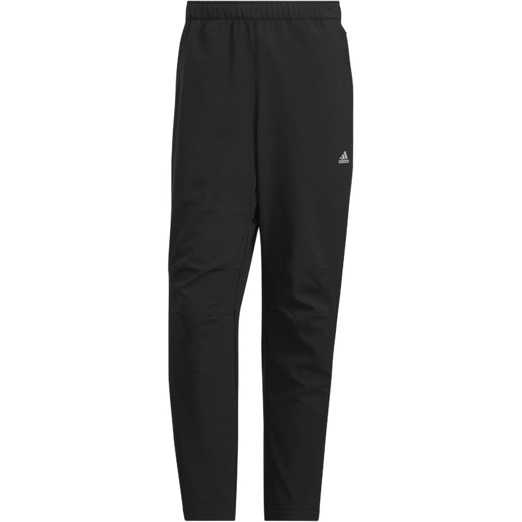 Adidas Must Haves Fw24 Bonded Fleece Logo Quick-Dry Running Knit Pants Men Pants Black JG8518