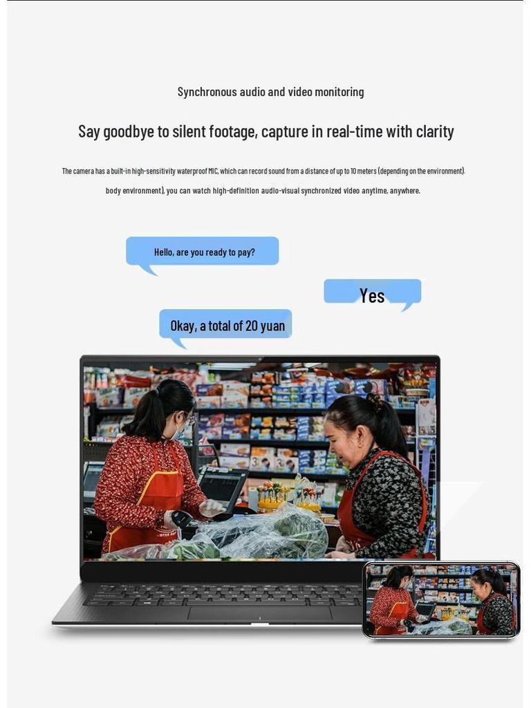 HD Wireless Rotating Camera Kit: All-in-One Indoor/Outdoor Remote Monitoring Device