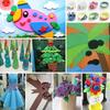 10 Pcs 1Mm Thick Colorful Eva Foam Sheets 50Cm*50Cm for Diy Crafts Collage Sewing Arts Project Decoration Handmade Cutting