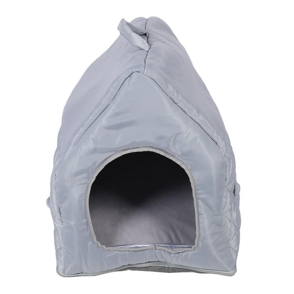 Four Ssons Pet House with Constant Temperature Hting Pad Detachable Washable Cover 35C to 55C Soft Overht Prevention Auto Power Off Cat Cave