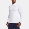 Under Armour Coldgear Armour Fitted Long Sleeve T-Shirt Men Tops White 1366066-100
