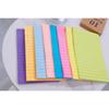 (8 Pads) Lined Sticky Notes 4x6 in Post, 8 Colors Self Sticky Notes Pad Its, Bright Post Stickies Colorful Big Rectangular Sticky Notes for Office,