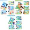 Ocean Animals Tail Cloth Book English Baby Early Education Tearable Sound Paper