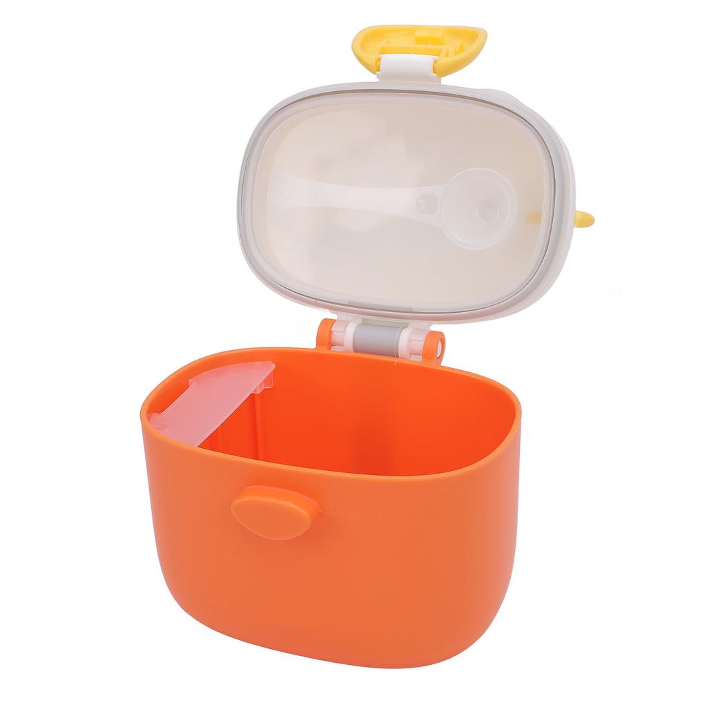 Baby Formula Container with Scoop Cute Cartoon Shape Portable Sealed Milk Powder Storage Box for