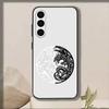 Luxury Tiger Dragon Embossed   Phone Case For Samsung Galaxy A73,A72,A71,A70,A53,A52,A51,Others Soft Black Cover