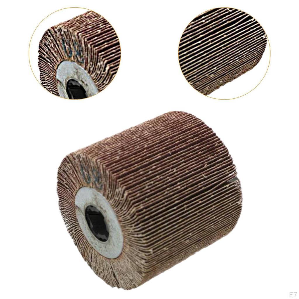 Burnishing Polishing Wheel Drum, Flap Brush Wire Drum for Stainless Steel