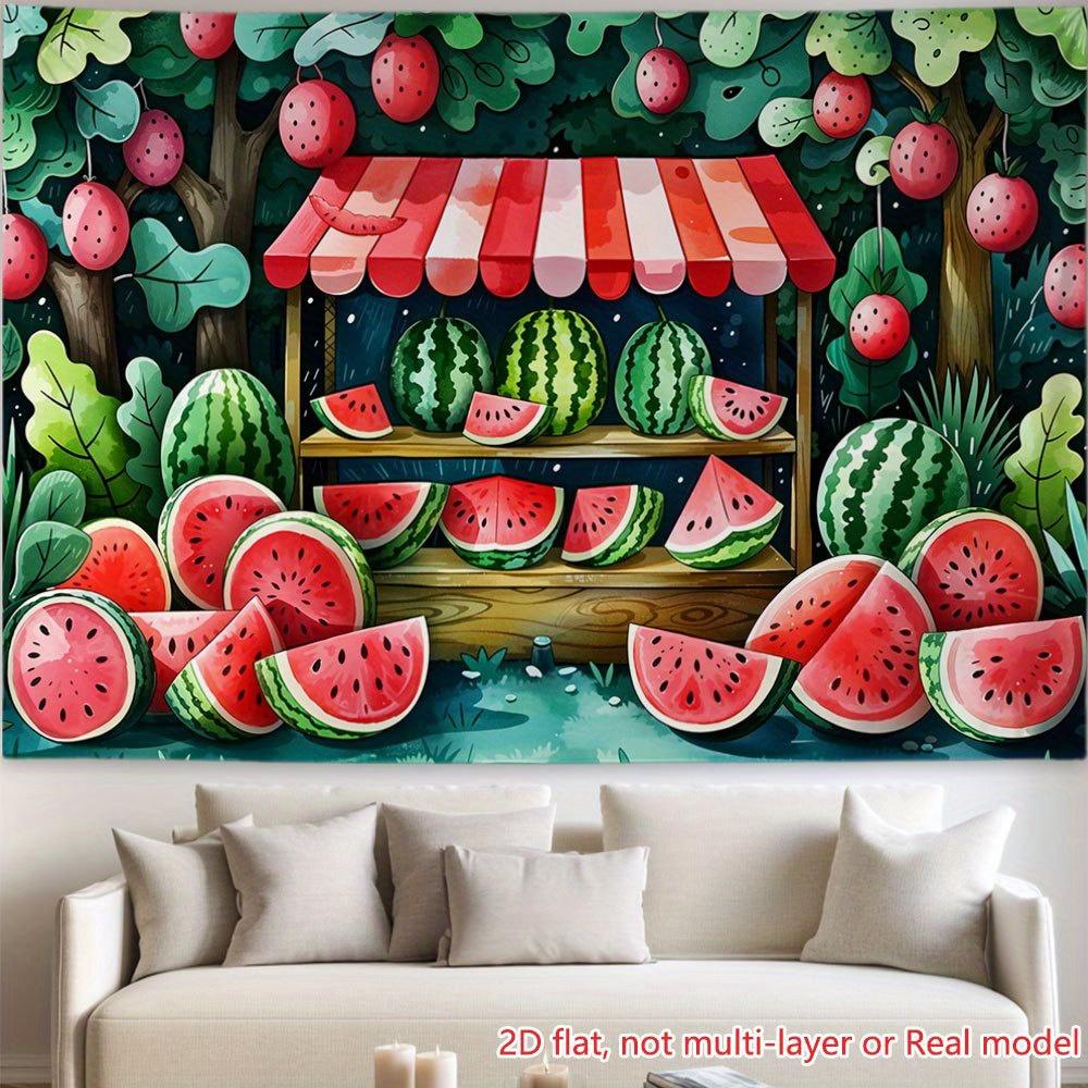2D plane, 2D plane printing party banner 1 piece Watermelon standXY