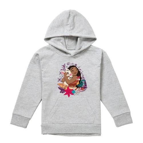 Moana Childrens/Kids Moana, Hei Hei & Pua Love Heather Hoodie