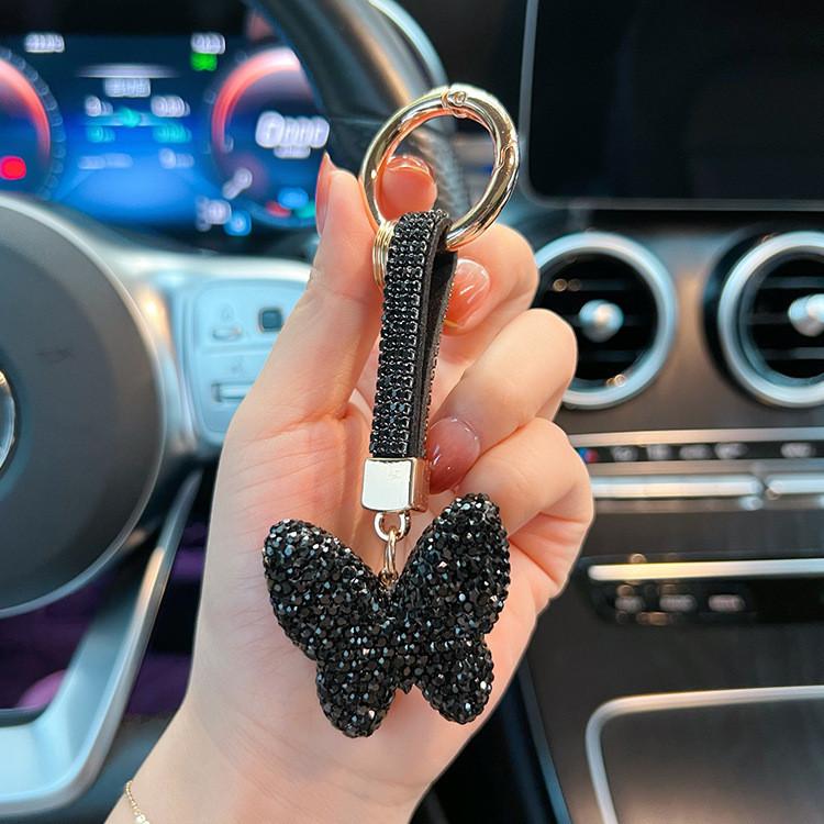 Elegantní Jednoduchá Kovová Klíčenka Pro Ženy Stylový Doplněk Pro Tašky Peněženky Nebo