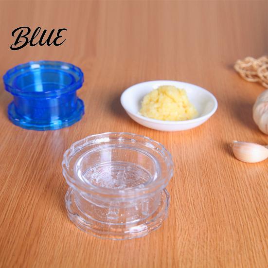 Schiacciaaglio Pressa Trasparente Macina Manuale Funzionamento Facile Portatile Pressa di Plastica Tritatutto per Cipolla Zenzero Noci Erbe Tritatutto per Piccoli Ingredienti