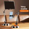 Stable Base Tablet Stand 360° Rotate Desktop Phone Holder Telescopic Phone Stand  Live Learning