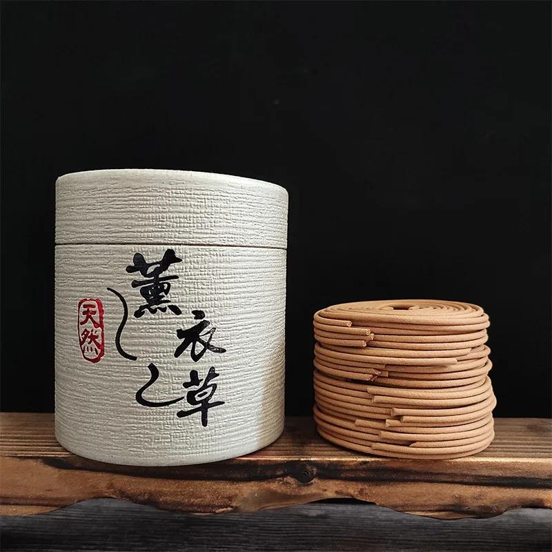 

Natural 48Rings Coil Incenses 4 Hours Repel Mosquitoes Lavender Sandalwood Home Scents for Yoga Mediatation Tibetan Incense lavender