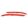 2PCS Red Rear Bumper Reflector ABS Bumper Reflector Set  For OCTAVIA 1z Facelift 2009-2012