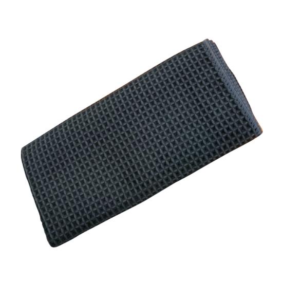 

Мягкое сотовое полотенце из микрофибры для ухода за автомобилем, ткань для мытья, инструмент для полировки воском темно-серого