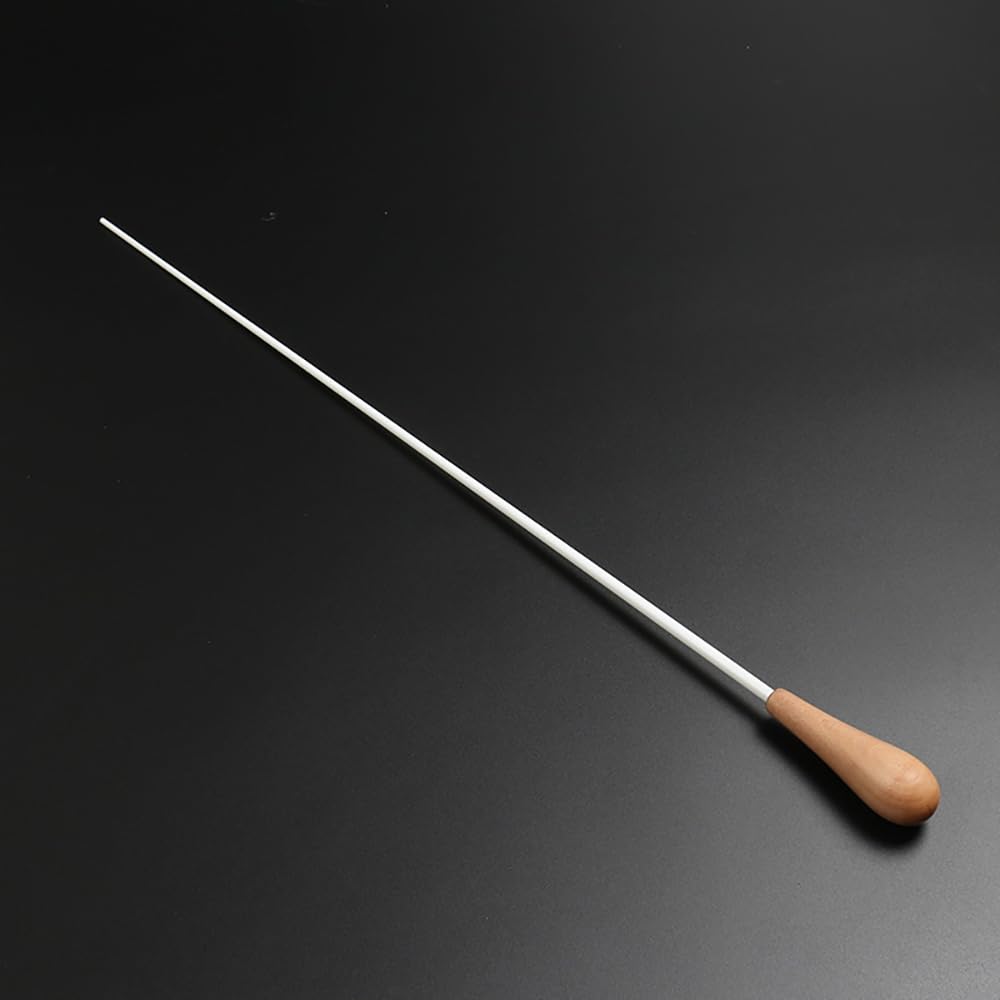 Conductor's Baton Case, Music Conductor's Baton Storage Case with Cover, Holds 38cm Conductor's Baton, Pear Wood Color