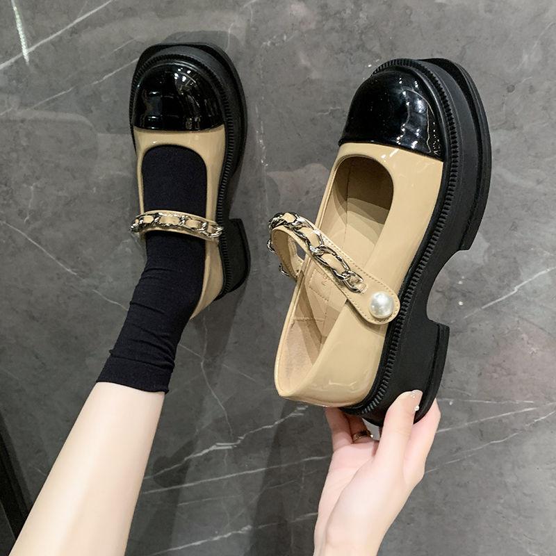 Woman Pumps Square Toe Mary Jane Shoes for Women High Heels with Discount Non Slip Elegant Dress Quality Chic Point on Spring 39