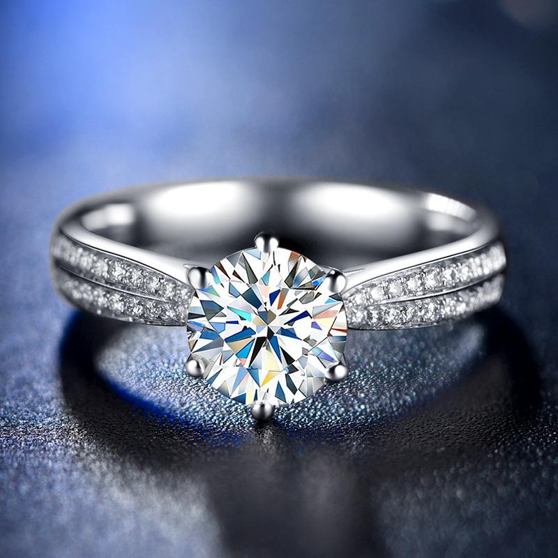 Sace Gems Inel clasic din zircon din aliaj Bijuterii pentru dama Cadou de petrecere de promisiune de nunta