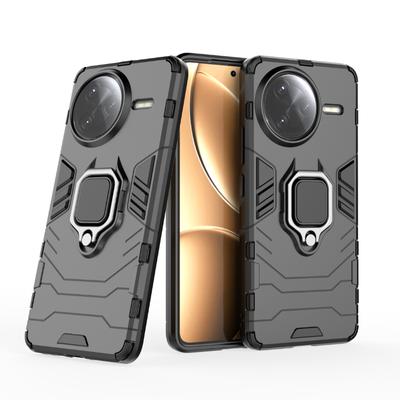 For Xiaomi Redmi K80 Pro K80Pro Back Cover Phone Case Shockproof Armor Anti-Fall Metal Ring Holder Magnetic Protect Funda Coque