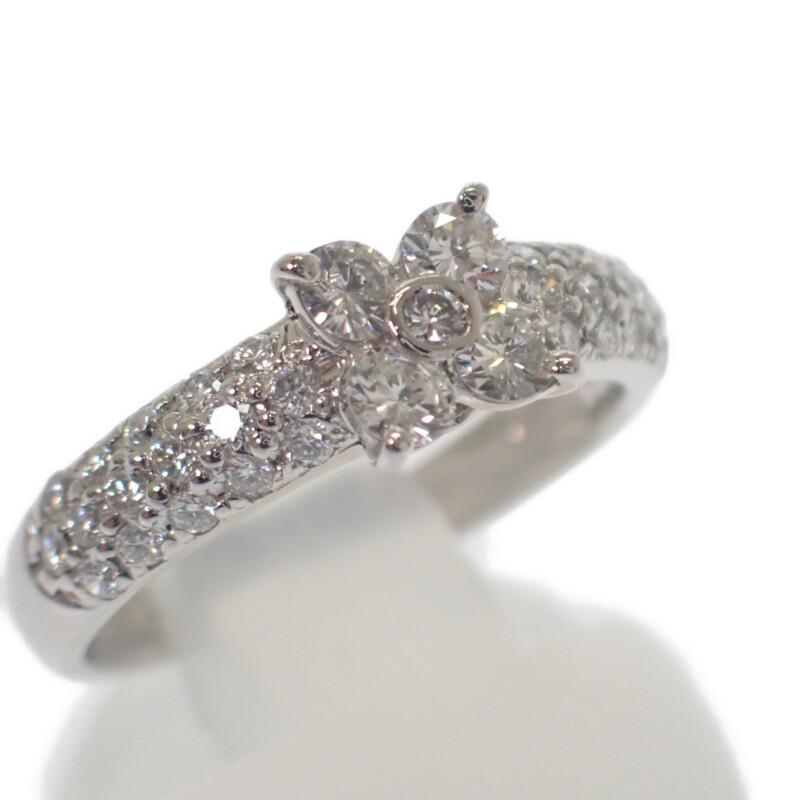 no brand  #9(JP Size) ring Pt900Platinum Women