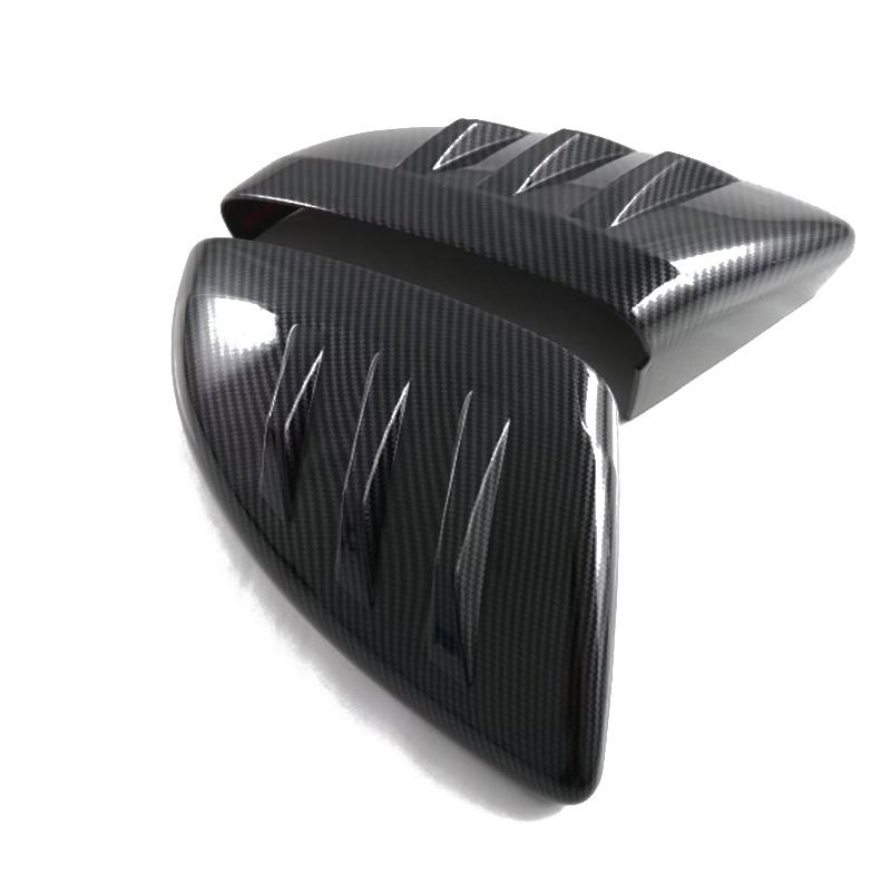 For MG HS 2018- ABS Rear View Cover Trim Rear view Mirror Case Cap Door Exterior Charging Port Panel Trim Charger Cover