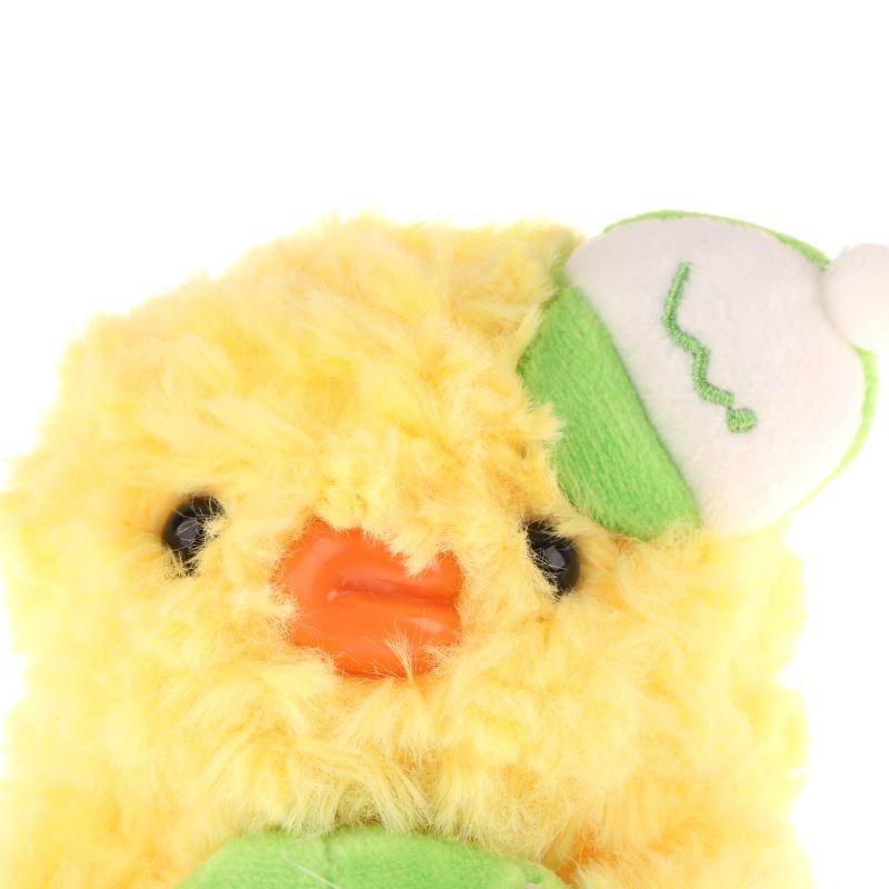 1Pc Cute Sitting Tennis Duck Plush Doll Bag Pendant Keychain Cartoon Pendant Doll Toy