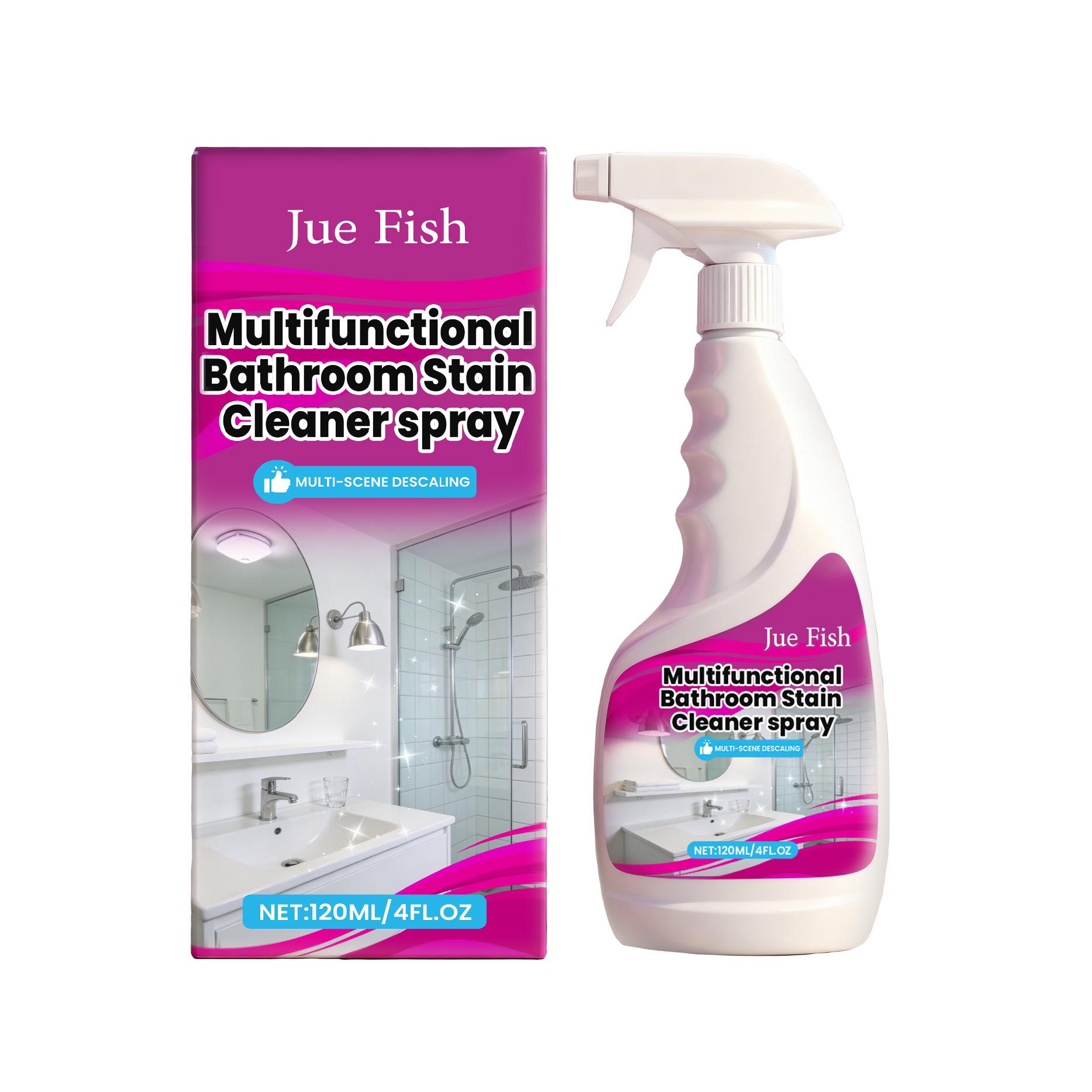 

JUE FISH Bathroom Toilet Cleaner & Odor Freshener - Removes Stains & Limescale