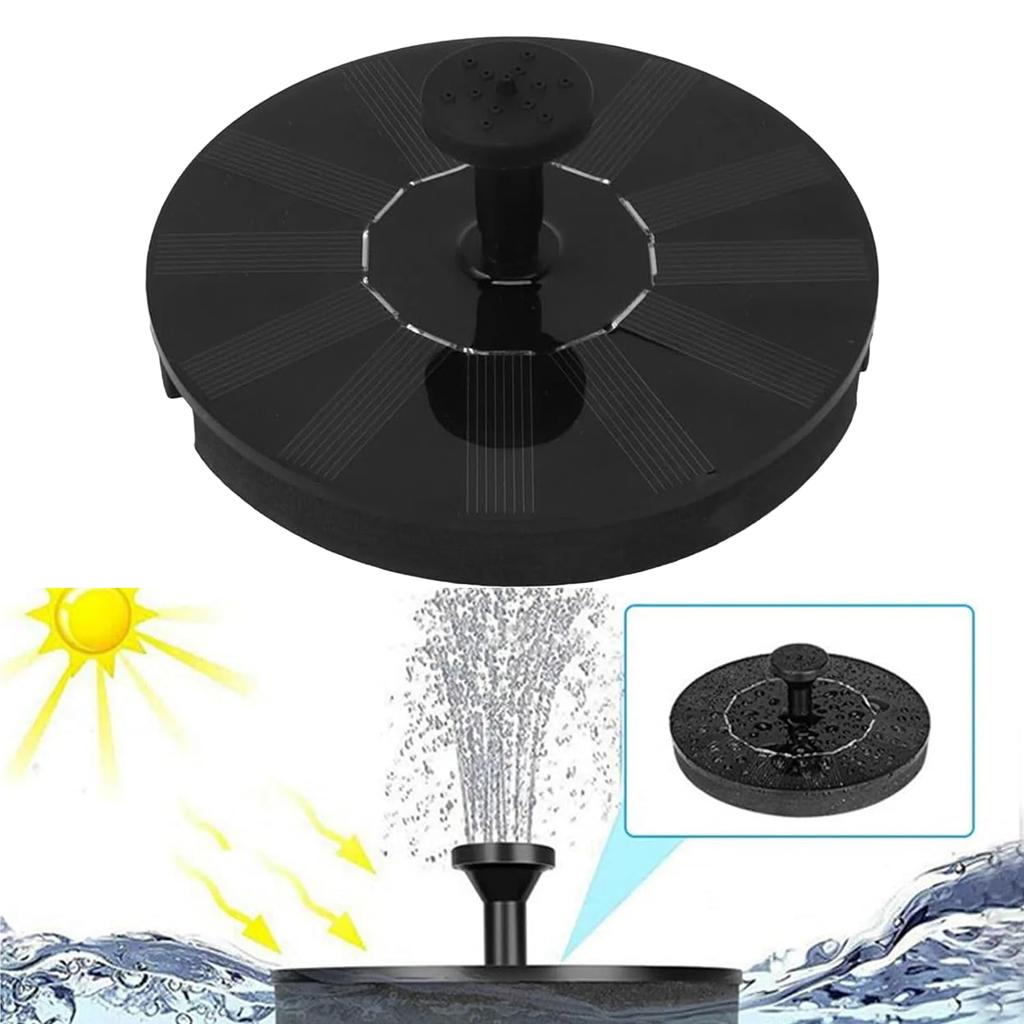 1pc Solar Fountain Outdoor Pool Solar Fountain Pump Essential In Summer Suitable For Ponds Swimming Pools Gardens
