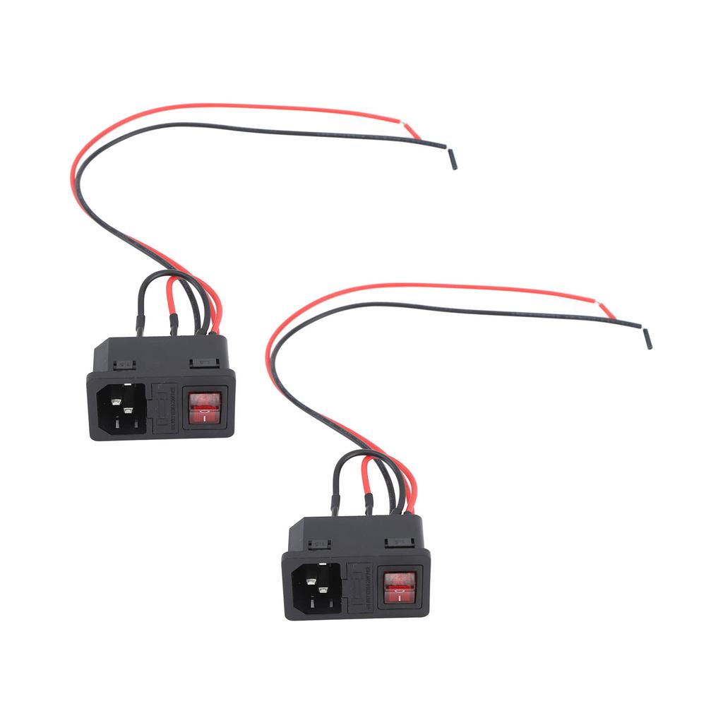 2PCS Pottery Machine Power Switch Push Button Safe Heat Resistant Easy to Use for Ceramic Machine
