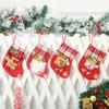 Christmas Socks Bell Sock Gift Bag Pendant Children's Candy Bag Cartoon Small Sock Gift Bag Decoration