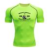 Men's Compression Fitness Sports T-shirt, Classic Boxing Glo