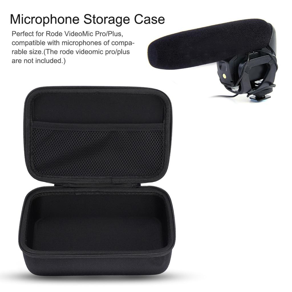 Protecting Storage Case Box for Rode VideoMic Pro Plus On Camera Microphone