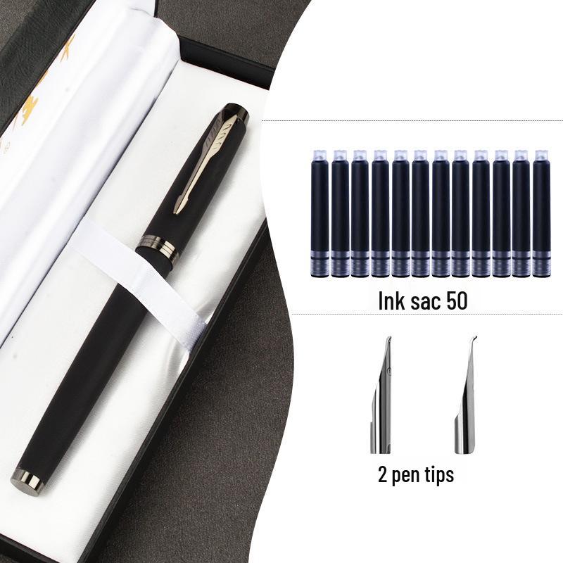High-End Calligraphy Fountain Pen with Hard Nib for Artistic Writing, Practice & Signature - Ideal for Adults and Men