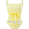 Korean Floral Tube Top Bikini for Women - Slimming & Whitening, Perfect for Beach and Hot Springs