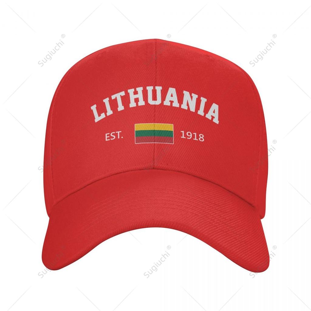 Unisex Baseball Cap Lithuania EST Independence Day Wild Sun Shade Peaked Adjustable Outdoor Caps for Unisex Women