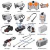 High-Tech Power Functions M L XL Servo Train Motor Battery Box IR Control Receiver Compatible All Brand MOC Building Bricks Toys